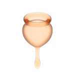 Satisfyer feel good menstrual cup – orange